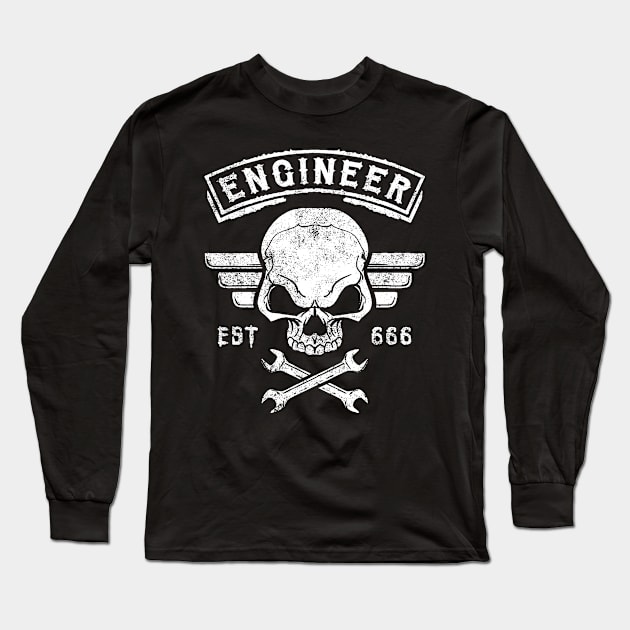 ENGINEER AND ENGINEERING Long Sleeve T-Shirt by Tshirt Samurai